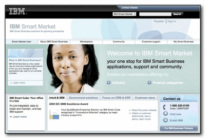 IBM Smart Market Home Page